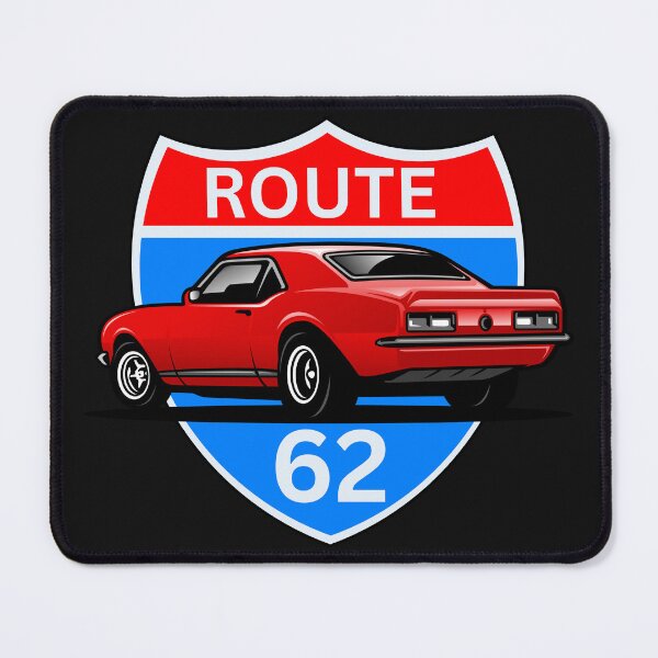 Item preview, Route 62 Muscle Car Road Trip designed and sold by AfricaSkyBlue.