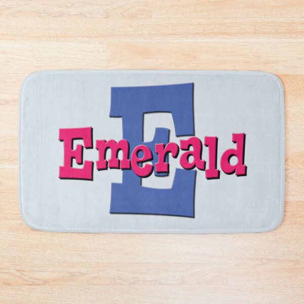 Item preview, E is for Emerald, Girl's/Woman's Name and Initial  designed and sold by CharlottePlaceArt.