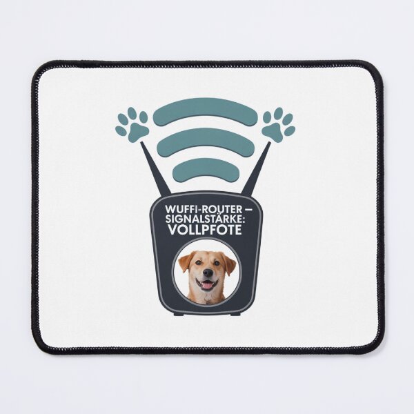 Item preview, Wifi Router Dogs approved - always full paws connection designed and sold by Globuwear.