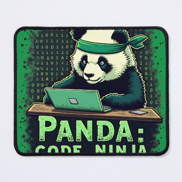 Item preview, Panda Code Ninja designed and sold by Code Pet sometimes Sleep.