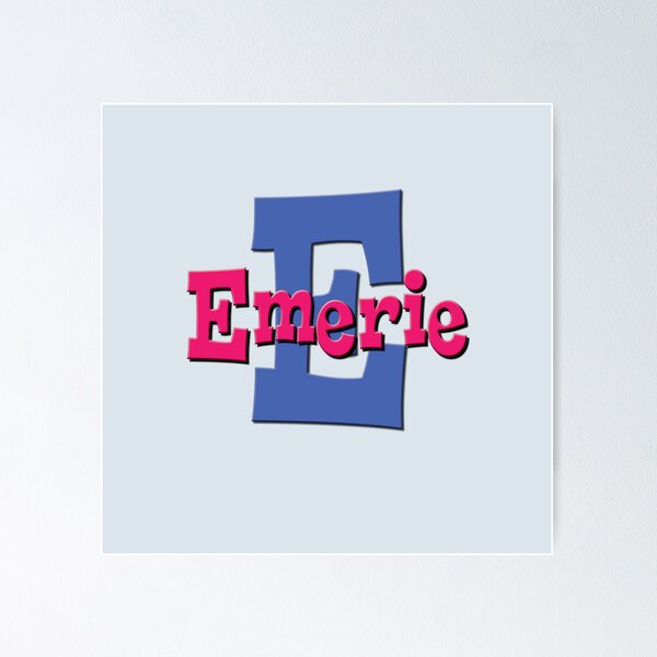 Item preview, E is for Emerie, Girl's/Woman's Name and Initial  designed and sold by CharlottePlaceArt.