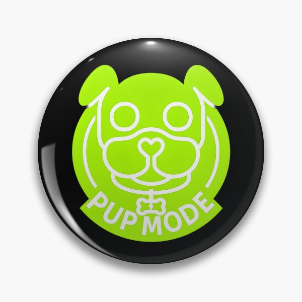Item preview, Pup Mode Stuffed Light Green designed and sold by FreddyE.