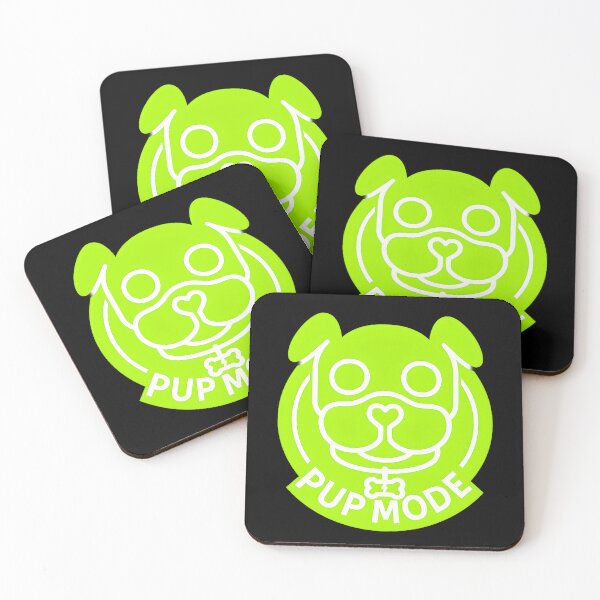Item preview, Pup Mode Stuffed Light Green designed and sold by FreddyE.