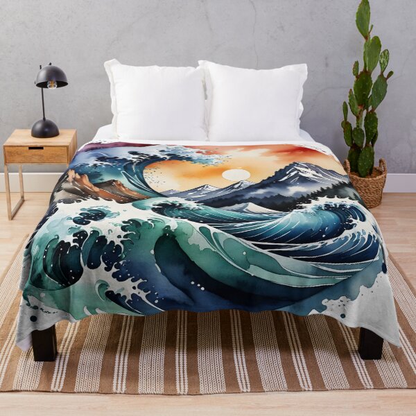 Item preview, ying yang waves and mountains designed and sold by Erlin Rudho.