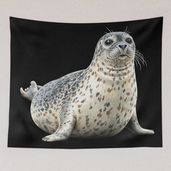 Item preview, Harbor seal designed and sold by 4rtistcDrift.