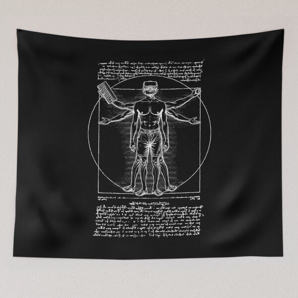 Item preview, Gamer Gaming Vitruvian Man Leonardo Da Vinci Vintage Game designed and sold by GrandeDuc.
