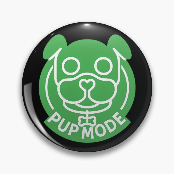 Item preview, Pup Mode Stuffed Green designed and sold by FreddyE.