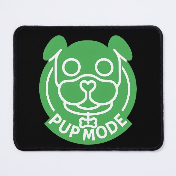 Item preview, Pup Mode Stuffed Green designed and sold by FreddyE.