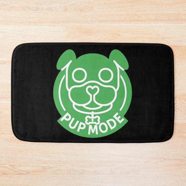 Item preview, Pup Mode Stuffed Green designed and sold by FreddyE.