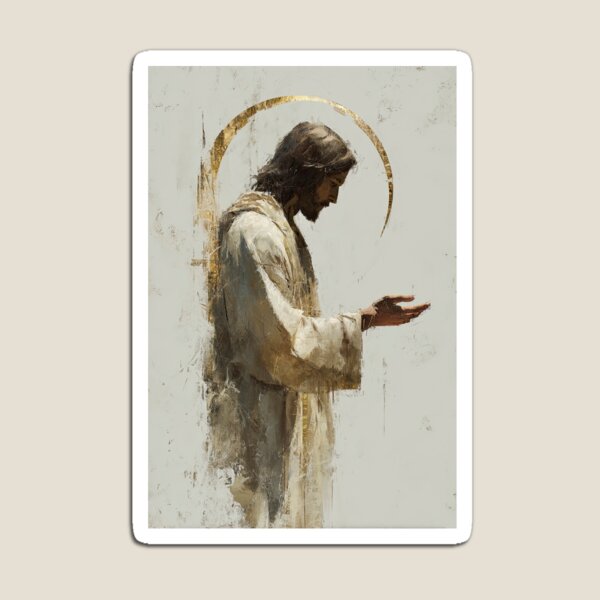 Item preview, Trust in the Lord | Modern Christian Art of Jesus designed and sold by FaithArtCrea.
