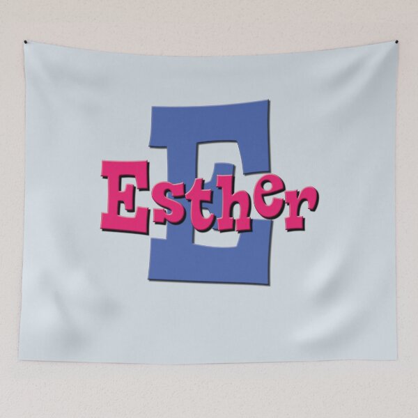 Item preview, E is for Esther, Girl's/Woman's Name and Initial  designed and sold by CharlottePlaceArt.