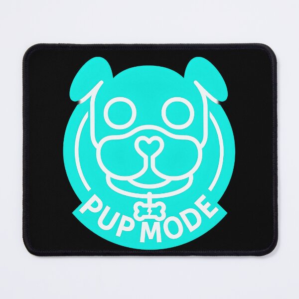 Item preview, Pup Mode Stuffed Light Blue designed and sold by FreddyE.