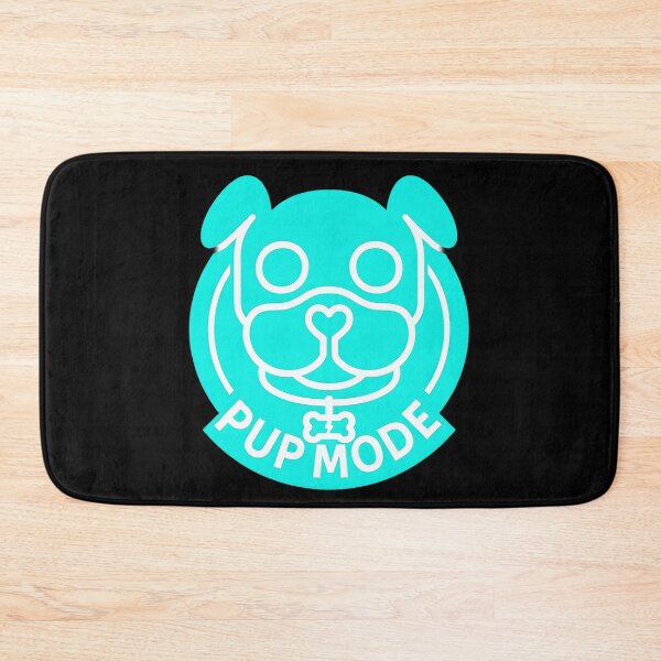 Item preview, Pup Mode Stuffed Light Blue designed and sold by FreddyE.