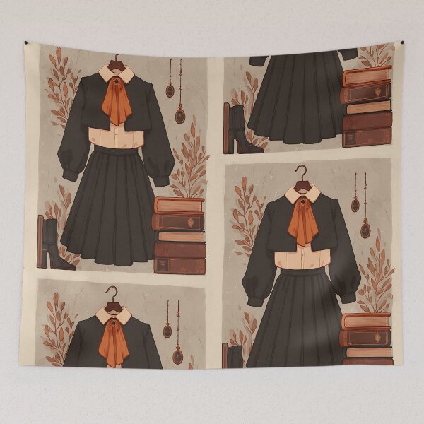 Item preview, Moody Dark Academia Fashion designed and sold by bapupa.