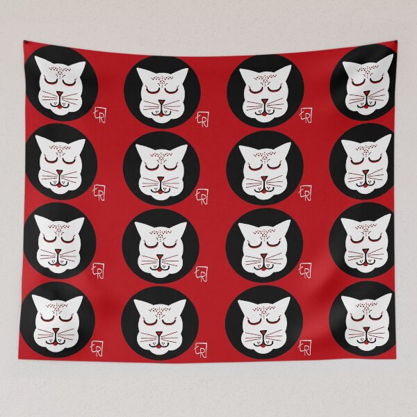 Item preview, Japanese white cat mask designed and sold by LR-7.