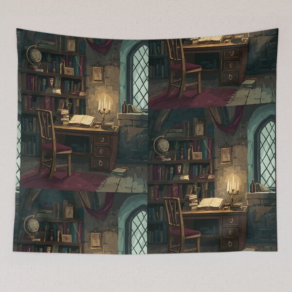 Item preview, Moody Dark Academia Study designed and sold by bapupa.