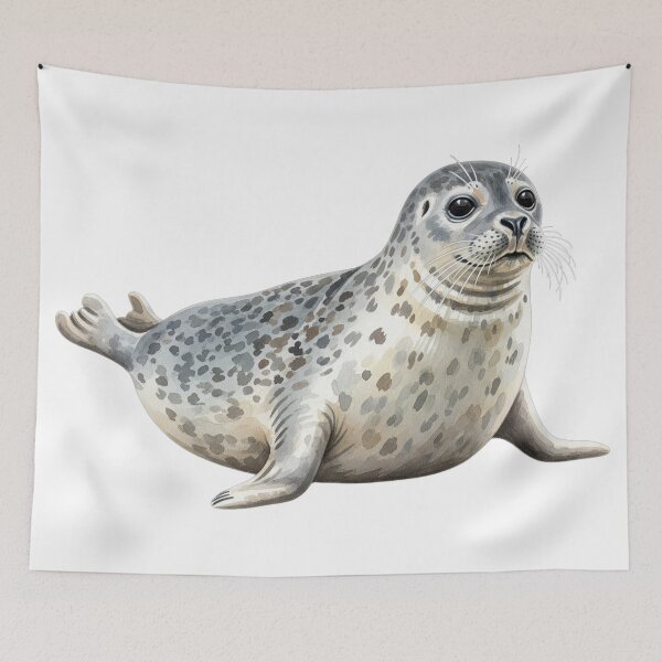Item preview, Harbor seal designed and sold by 4rtistcDrift.