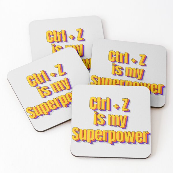 Item preview, Ctrl + Z is My Superpower Comic Design designed and sold by Code  Monkeys.