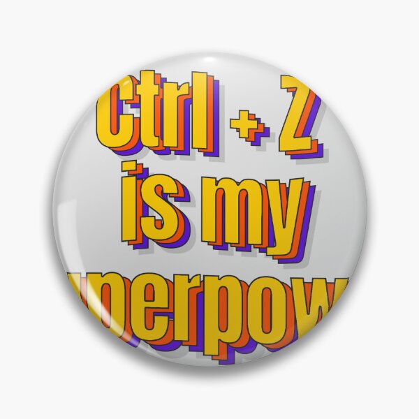 Item preview, Ctrl + Z is My Superpower Comic Design designed and sold by Code  Monkeys.