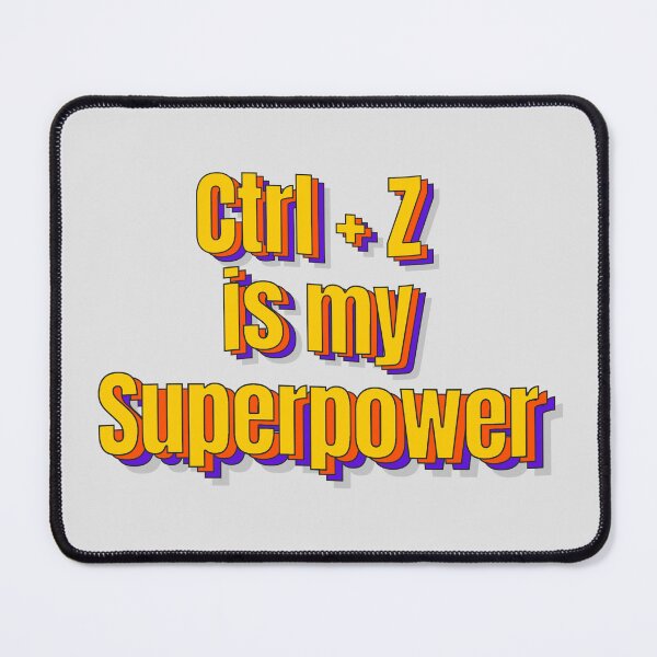 Item preview, Ctrl + Z is My Superpower Comic Design designed and sold by Code  Monkeys.