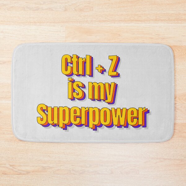 Item preview, Ctrl + Z is My Superpower Comic Design designed and sold by Code  Monkeys.