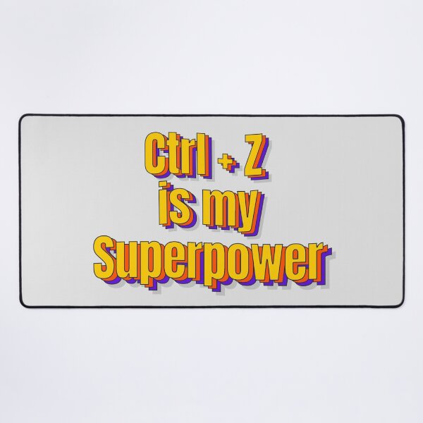 Item preview, Ctrl + Z is My Superpower Comic Design designed and sold by Code  Monkeys.