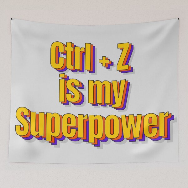Item preview, Ctrl + Z is My Superpower Comic Design designed and sold by Code  Monkeys.