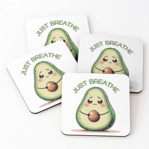 Item preview, Anxious Avocado – Just Breathe designed and sold by 0606PM.