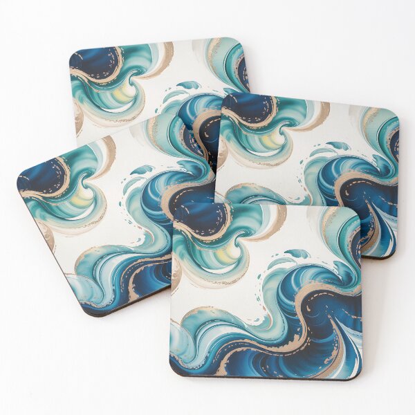 Item preview, Ocean Currents and Ink Wash Waves designed and sold by EasyTees4u.