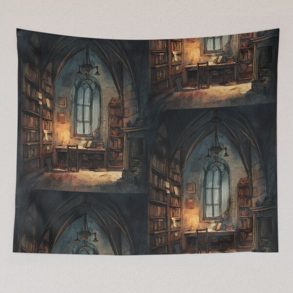 Item preview, Quiet Dark Academia Study designed and sold by bapupa.