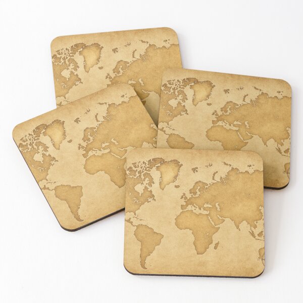Item preview, Vintage World Map designed and sold by henamy.