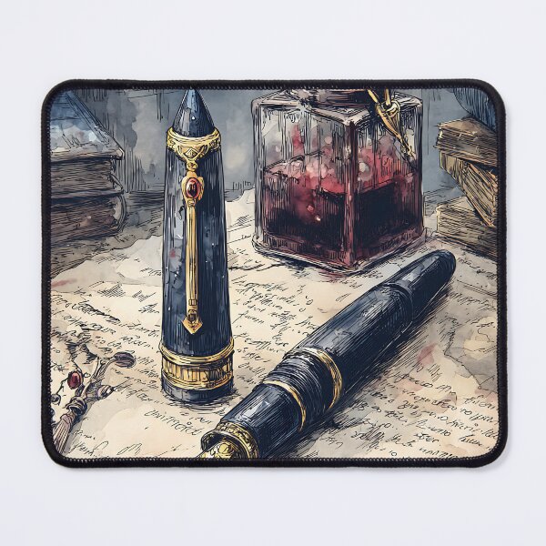 Item preview, Vintage Dark Academia Fountain Pen designed and sold by bapupa.