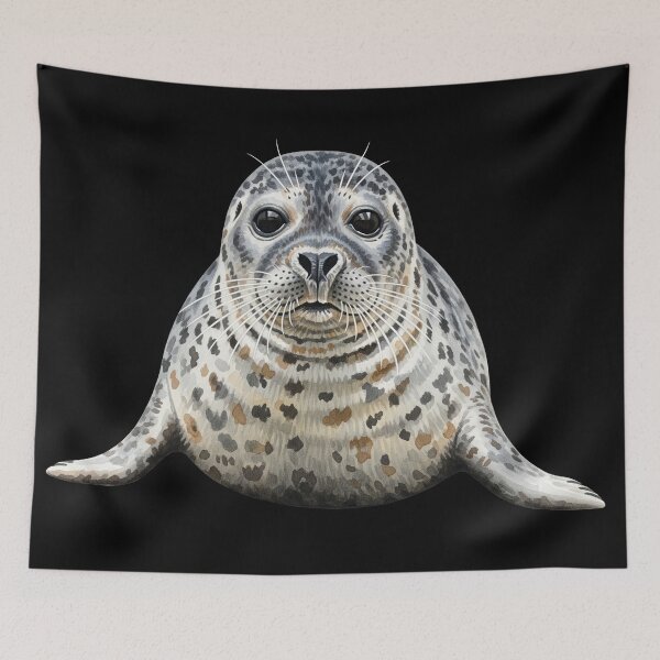 Item preview, Harbor seal designed and sold by 4rtistcDrift.