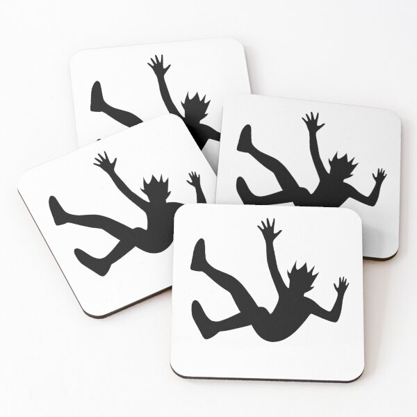 Aperçu de l'œuvre Silhouette couronnée tombante créée et vendue par Ouchicc.
