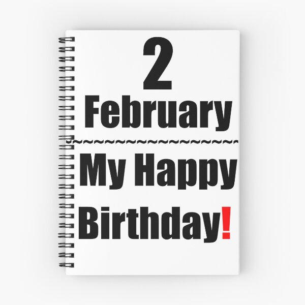 Item preview, 2 February Birthday designed and sold by ariksworld.