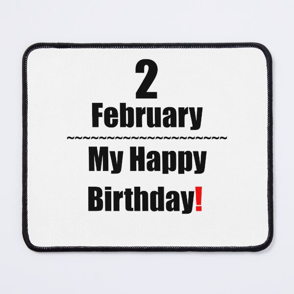 Item preview, 2 February Birthday designed and sold by ariksworld.