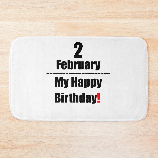 Item preview, 2 February Birthday designed and sold by ariksworld.