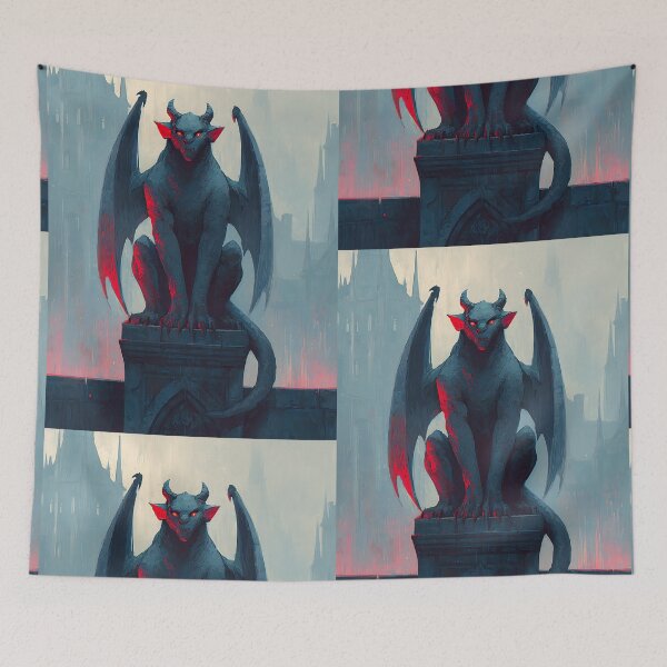 Item preview, Eerie Dark Academia Gargoyle Guardian designed and sold by bapupa.