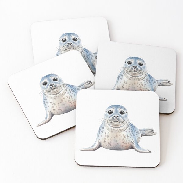 Item preview, Harbor seal designed and sold by 4rtistcDrift.