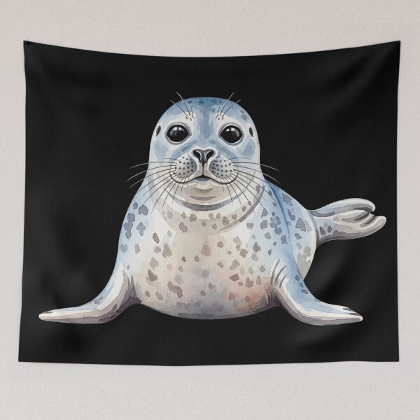 Item preview, Harbor seal designed and sold by 4rtistcDrift.