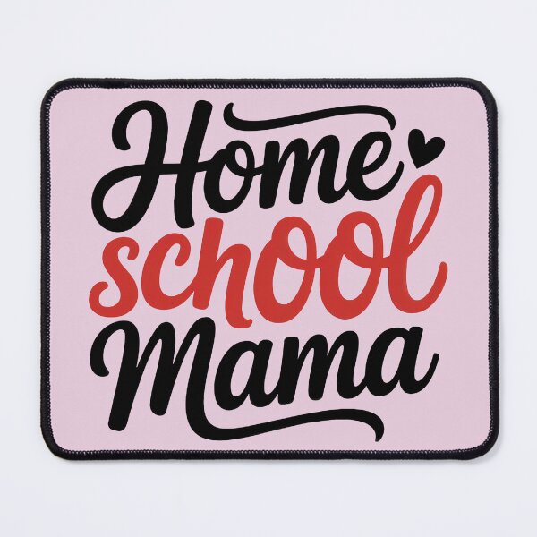 Item preview, Homeschool Mama - Cute Hand Lettered Typography Design designed and sold by YourSocialBae.