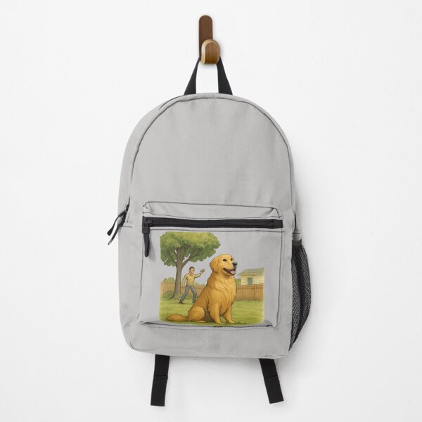 Item preview, Golden Retriever Backyard Play designed and sold by CreativeThoughts .