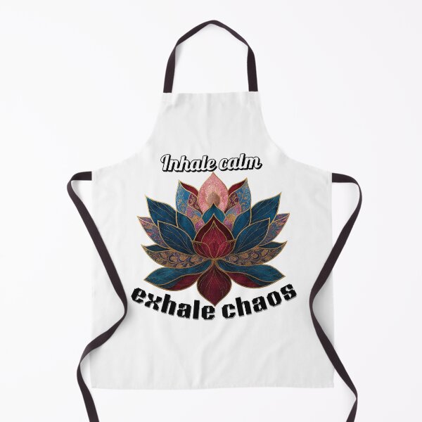 Item preview, Inhale Calm – Elegant Lotus Meditation Art designed and sold by DaringDesigns19.