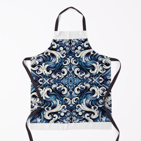 Item preview, Abstract Symmetrical Ocean Wave Mandala designed and sold by OXARO.