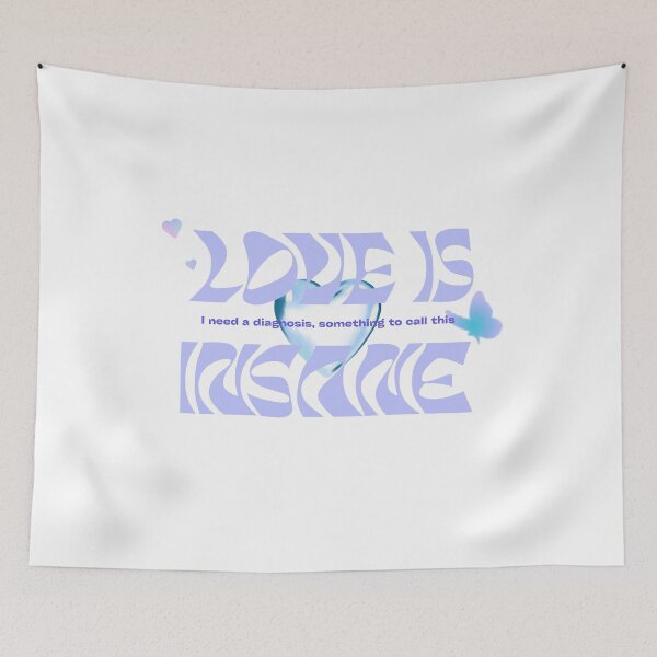 Item preview, Love is Insane designed and sold by Cheesebread-cat.