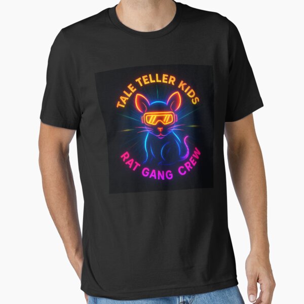 Rat Gang Crew Neon Lights by iServalan for Tale Teller Club Essential T-Shirt