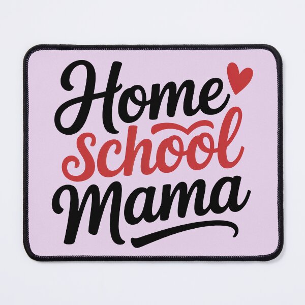 Item preview, Homeschool Mama - Cute Hand Lettered Typography Design designed and sold by YourSocialBae.