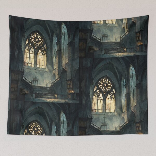 Item preview, Moody Dark Academia Gothic Architecture designed and sold by bapupa.