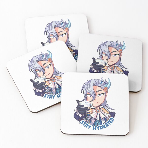 Item preview, Genshin Impact Neuvillette Stay Hydrated designed and sold by BrewAndChewArt.