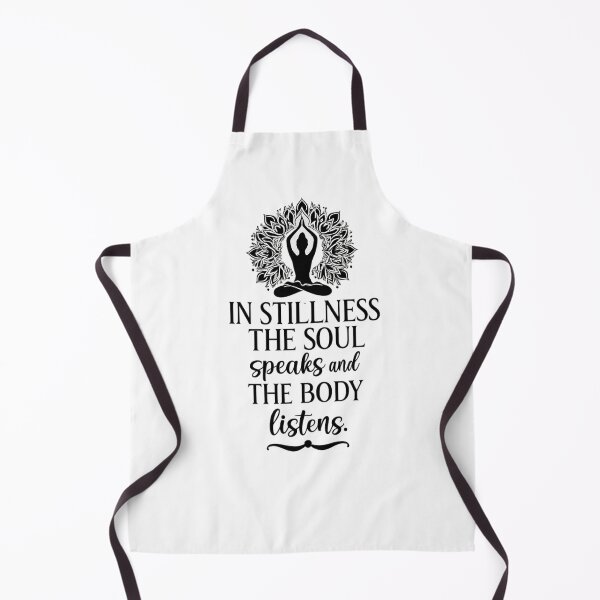Item preview, In Stillness The Soul Speaks – Yoga & Meditation Quote Design designed and sold by DaringDesigns19.